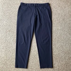 Theory Men’s Dark Gray Curtis SE Exclusive Twill Drawstring Pants 36